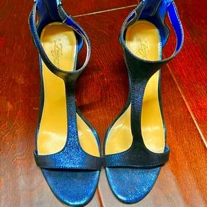 Imagine Vince Camuta - Blue Metallic Heels -  Size 9M